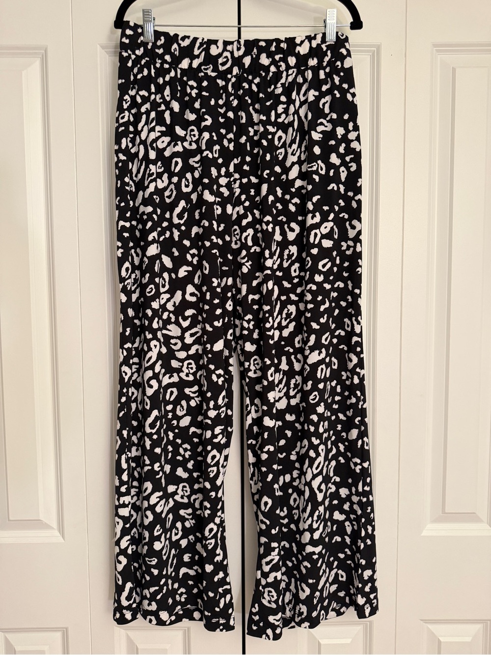 Jessica London NWT 14/16 Wide Leg Leopard Print Pull On Pants